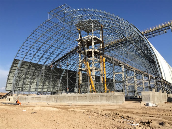 焦作煤机油桶翘工程网架